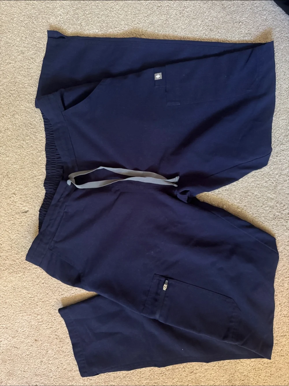 Figs and Carhartt Lot of 3 Medical Scrub Pants in Navy and Black Small